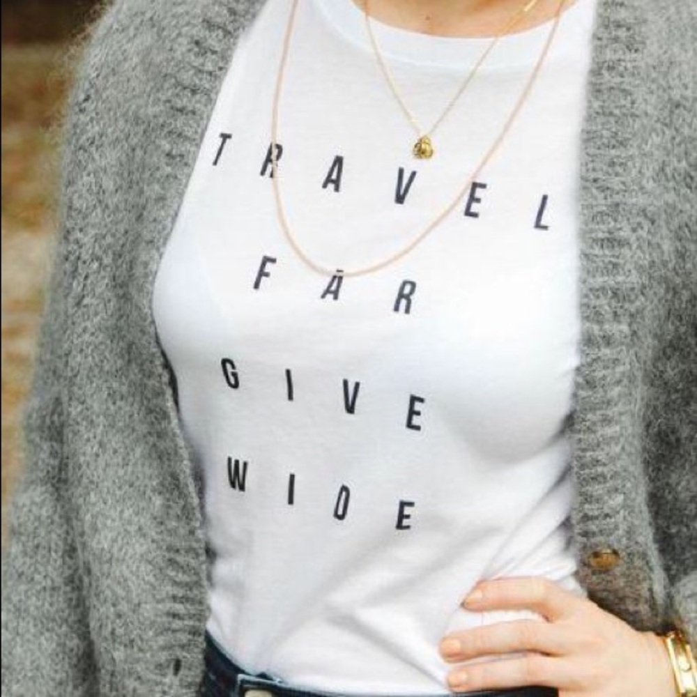 Travel Far Give Wide Tee - Picture 2 of 8
